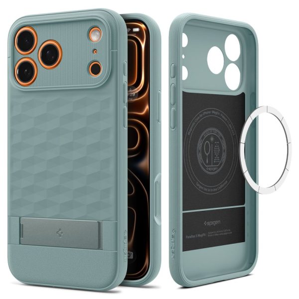 SPIGEN PARALLAX S MAG MAGSAFE IPHONE 17 PRO SAGE GREEN